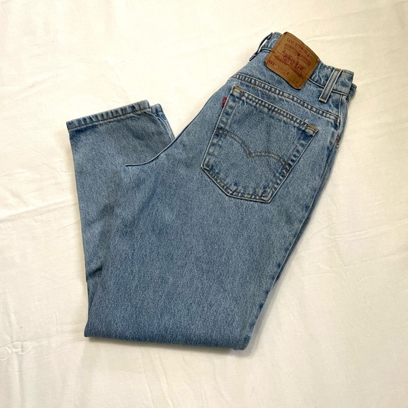 Vintage Levi's 551 Relaxed Tapered 10 12 Petite - Picture 1 of 10